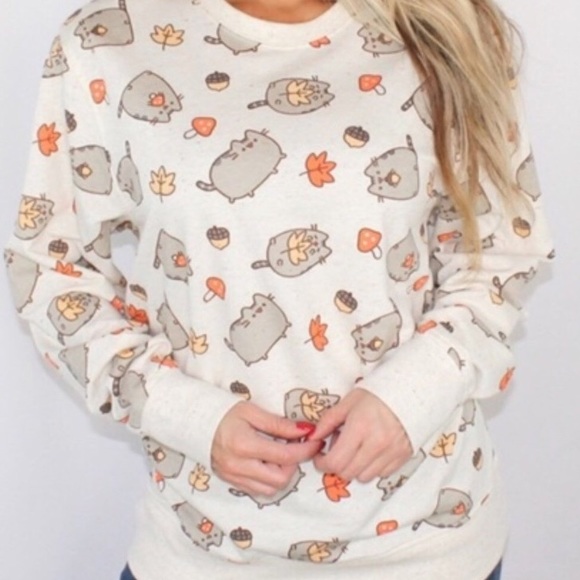 pusheen fall sweater